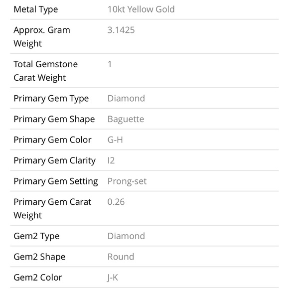 10k solid gold custom designed real diamond initial letter ring free appraisal - Picture 4 of 5